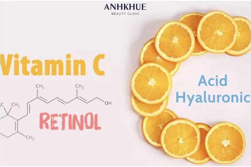 HA và Vitamin C có khả năng giúp dưỡng ẩm, cải thiện làn da, làm đều màu da, phục hồi làn da kích ứng và hạn chế các dấu hiệu lão hoá