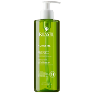 Gel rửa mặt cho da dầu mụn Rilastil Acnestil Cleansing Gel Purifying And Rebalancing