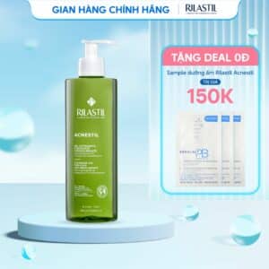 Gel rửa mặt cho da dầu mụn Rilastil Acnestil Cleansing Gel Purifying And Rebalancing 400ml