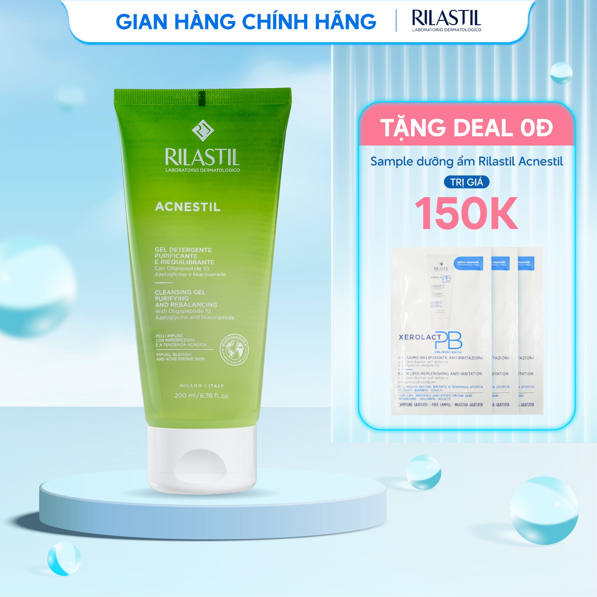 Rilastil Acnestil Cleansing Gel