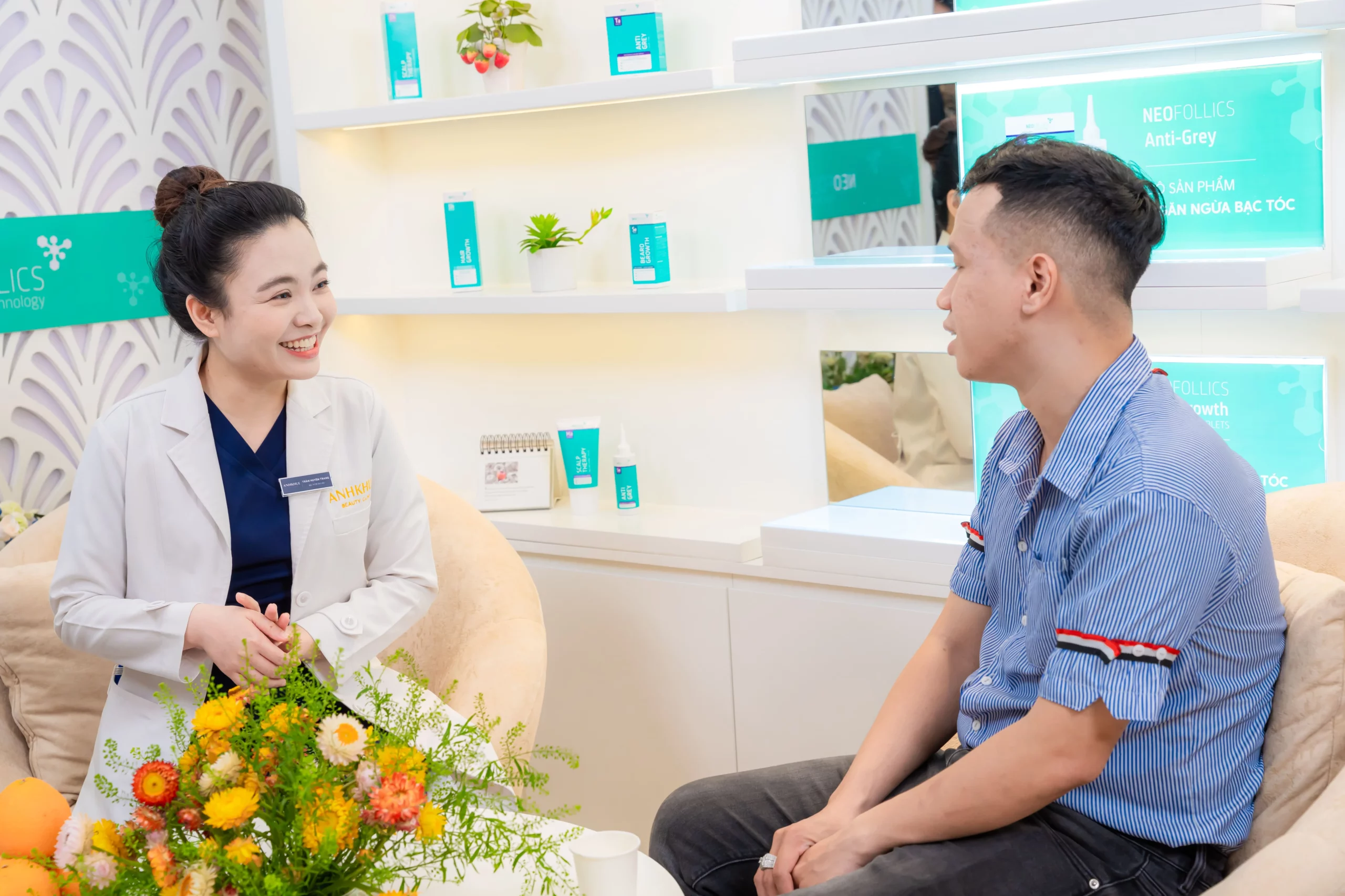 Trước khi thực hiện, bạn sẽ được bác sĩ thăm khám và lên phác đồ riêng biệt đúng chuẩn tình trạng da
