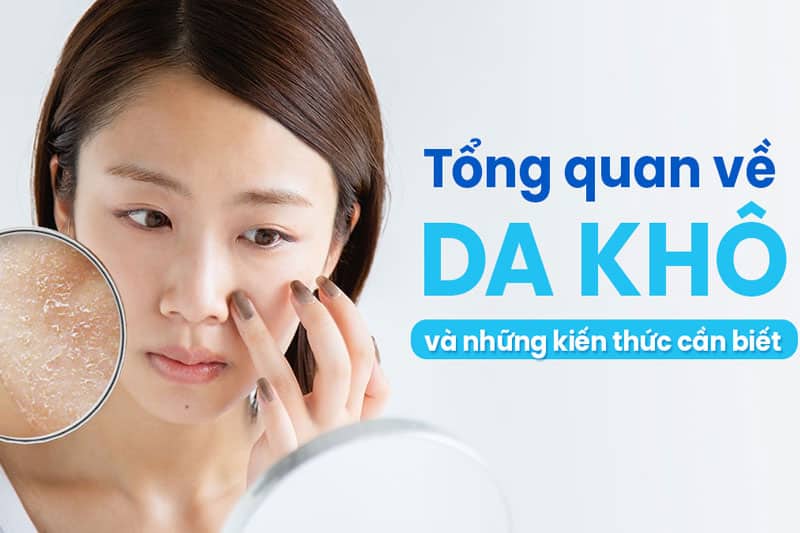 Da khô là làn da dễ gặp phải các vấn đề da bị sần sùi nổi mụn, thiếu ẩm, nứt nẻ,.. khi không được chăm sóc tốt