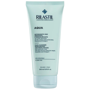 Sữa rửa mặt làm sạch, cấp ẩm cho mọi loại da Rilastil Aqua Face Cleanser 200ml